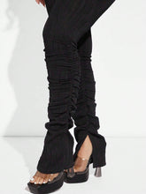 SXY High Waist Split Hem Leggings